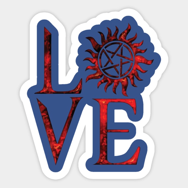 Love Supernatural 1 Sticker by stay sharp